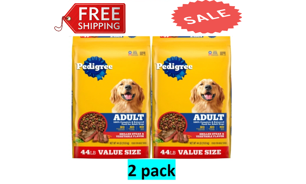 Pedigree Adult Chicken Dog Food 44-lb