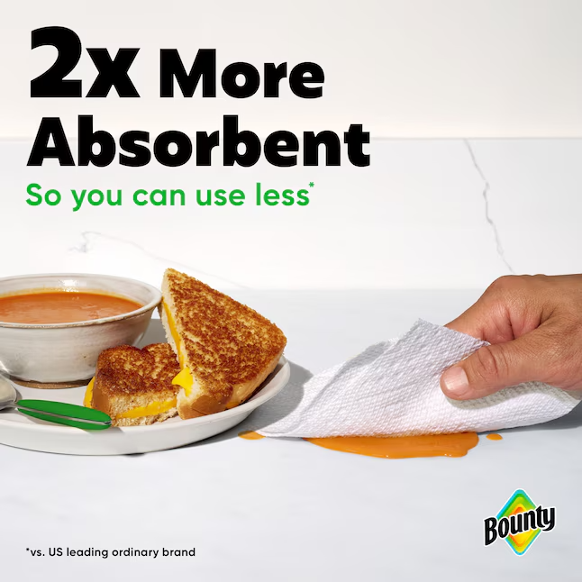 Ounty Double Plus 12 -Count Select-a-size Paper Towels