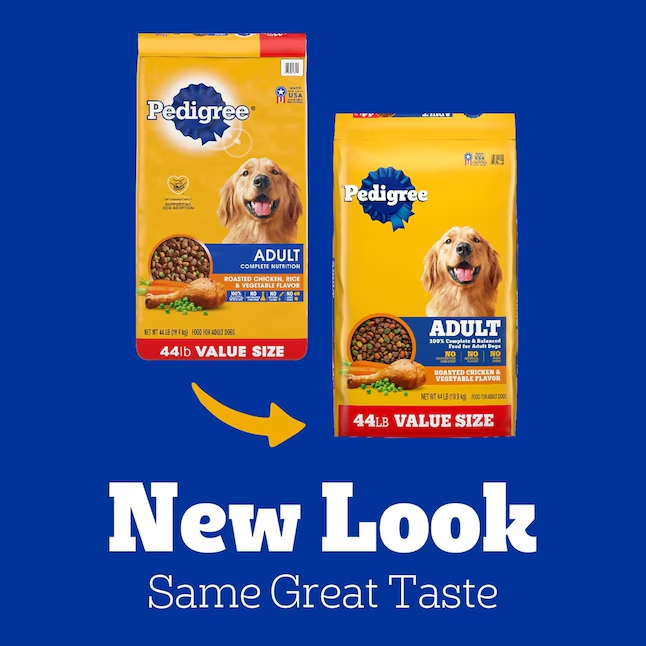 Pedigree Adult Chicken Dog Food 44-lb
